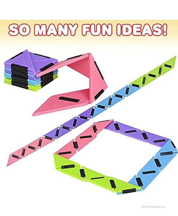 ArtCreativity Flip and Fold Puzzle Game Set of 2 Brain Teaser Games for Kids and Adults Educational Toys for Children Unique Birthday Party Favors Fun Travel Toys Great Gift Idea