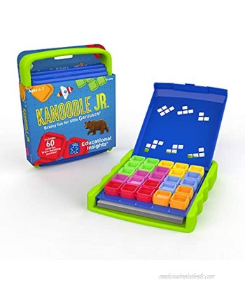 Educational Insights Kanoodle Jr. Brain Boosting Puzzle Game for Kids 60 Challenges Ages 4+