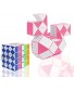 Moyu Magic Snake Cube Twist Puzzles 48 Wedges Brain Teaser Game Fidget Sensory Toys Party Favors for Kids Pink