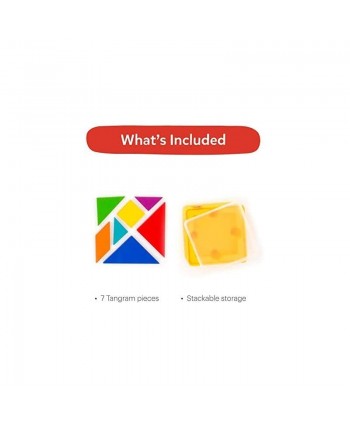 Osmo Genius Tangram Ages 6-10 Use Shapes Colors to Solve for Visual Puzzles 500+ For iPad or Fire Tablet STEM Toy Osmo Base Required  Exclusive