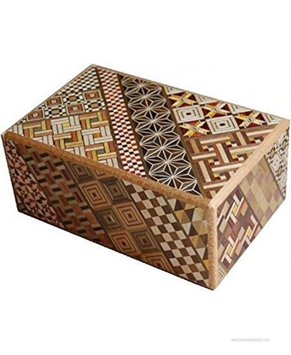 5 Sun 10 Steps with Hidden Drawer Japanese Puzzle Box