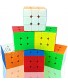 6 Pack Speed Cube Set Stickerless Cube Easy Smooth Turning Professional 3X3X3 Speed Cube Party Favors Puzzle Toys for Children Adults and All Ages