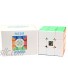 CuberShop Moyu RS3M 2020 Speed Cube Cost Effective Magnetic 3x3 Budget Cube Puzzles MFJS Cubing Classroom 3 by 3 Stickerless Professional Speed Cube Moyu RS 3M 2020 Stickerless Economy Cube