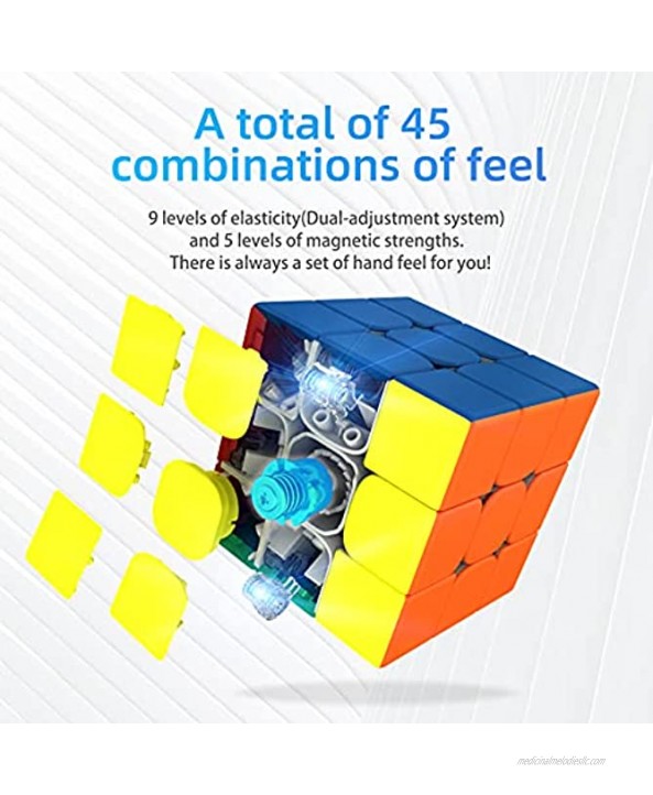 CuberShop MoYu Weilong WRM 2021 Stickerless Magnetic Flagship 3x3 Speed Cube WR M 2021-ALL Round Flagship Lite Edition Excellent & Fast moyu 3 by 3 Brain Teaser Puzzles Lite ver.