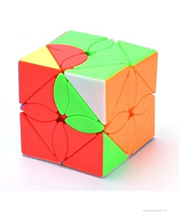 CuberSpeed MFJS MeiLong Maple Leaf Skewb stickerless Speed Cube Cubing Classroom Maple Leaves Skewb Magic Cube Stickerless