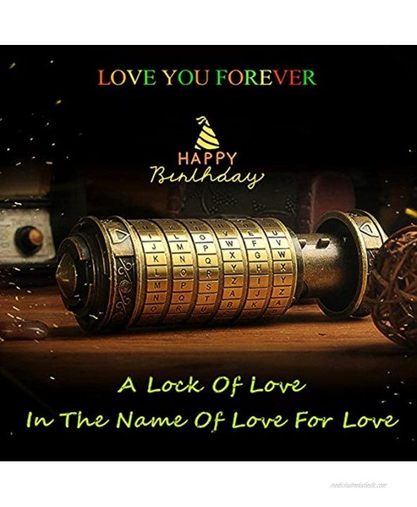 Da Vinci Code Mini Cryptex Valentine's Day Interesting Creative Romantic Birthday Gifts For Her