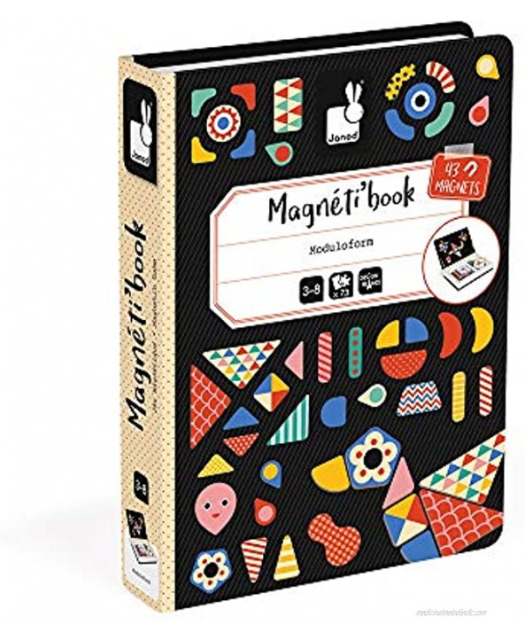 Janod J02720 Moduloform Magneti'Book Black