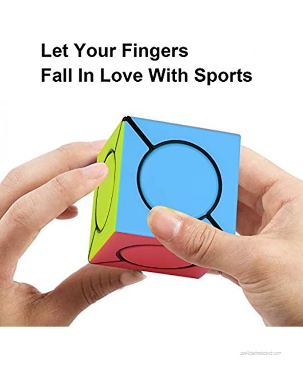 LOVK Magic Cube,Speed Cube,Magic Star Cube,Exercise Hands-on Eye Combination and Improve Color Perception Ability,Relieve Anxiety of Children and Adults