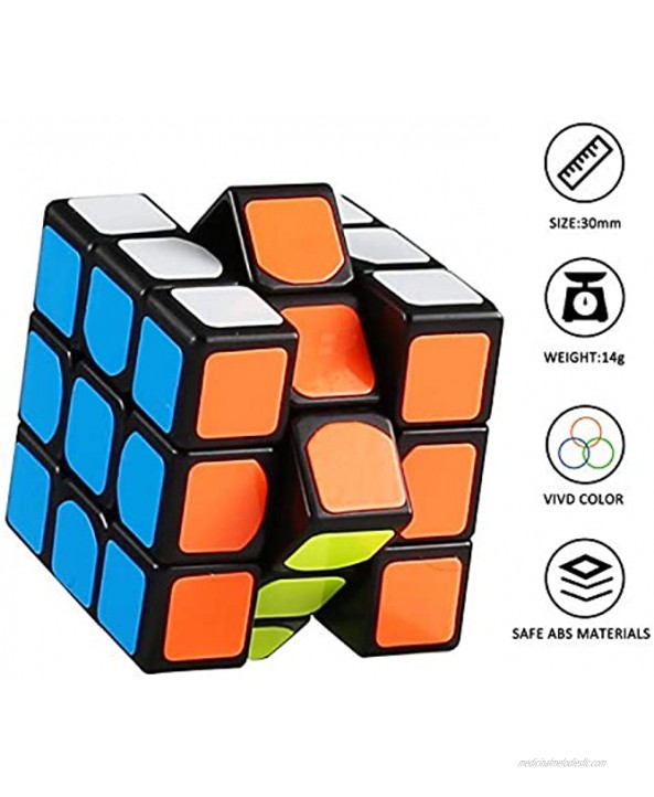 Mini Cube Puzzle Party Toy18 Pack Eco-Friendly Material with Vivid Colors,Party Favor School Supplies Puzzle Game Set for Boy Girl Kid Child Magic Cube Goody Bag Filler Birthday Gift Giveaway