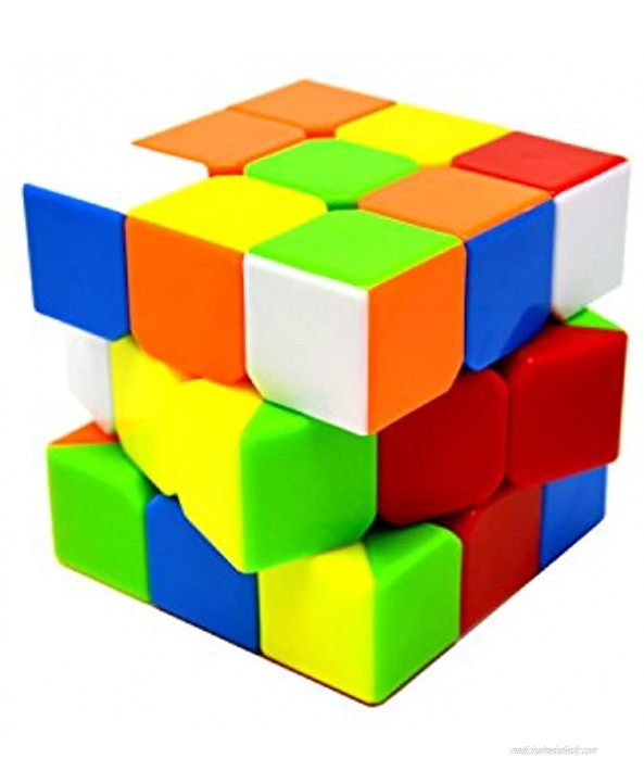 Speed Cube 6 Pack Magic Cube 3x3x3 Cube; Easy Smooth Turning Stickerless Anti-Pop Structure and Durable Puzzle Toys for All Age Kids and Adults Professional Plays Christmas Stocking Stuffers