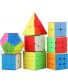 STEAM Life Educational Speed Cube Set 8 Pack Magic Cube | Includes Speed Cubes 3x3 2x2 Pyramid Cube Speed Cube Plus Bonus Puzzle Cube Puzzles Bundle