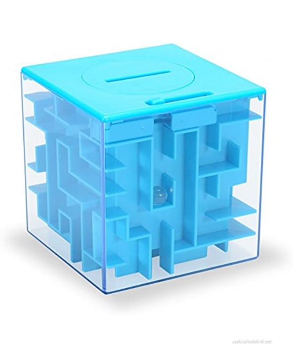 ThinkMax Money Maze Puzzle Box Perfect Puzzle Money Holder and Brain Teasers for Kids and Adults 2 Pack
