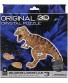 BePuzzled Deluxe 3D Crystal Jigsaw Puzzle T-Rex Tyrranasaurus Dinosaur Assembly Brain Teaser Fun Model Toy Gift Decoration for Adults & Kids Age 12 & Up Brown 49Piece Level 3 31059