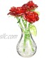 Bepuzzled Original 3D Crystal Jigsaw Puzzle Red Roses in Vase DIY Assembly Brain Teaser Fun Model Toy Gift Flower Decoration for Adults & Kids Age 12 and Up 44 Pieces Level 2
