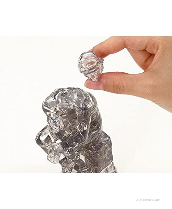 Beverly Crystal Clear 3D Puzzle The Thinker 43Piece Crystal Puzzle