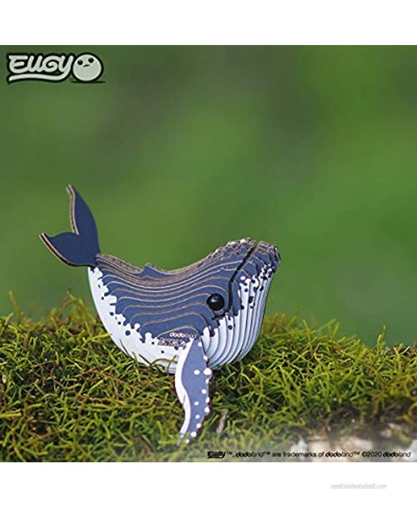EUGY 051 Humpback Whale Eco-Friendly 3D Paper Puzzle [New Seal]