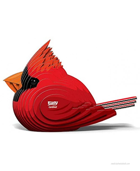 EUGY 068 Cardinal Eco-Friendly 3D Paper Puzzle [New Seal]