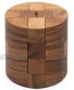 Powder Keg: Wooden Puzzles for Adults an Interlocking 3D Cylinder Brain Teasers from SiamMandalay with SM Gift Box Pictured