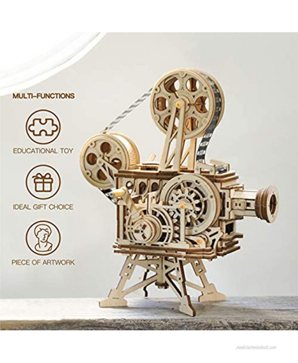 ROKR 3D Wooden Puzzle Mechanical Model Kits for Adults DIY Craft Kits Vitascope