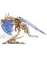 UGEARS Windstorm Dragon 3D Puzzle Self-Assembly 3D Wooden Puzzles for Adults and Kids Realistic 3D Dragon Puzzle Wood Model Kit with Rubber Band Motor Laser-Cut Wooden Puzzle Mechanical Toy