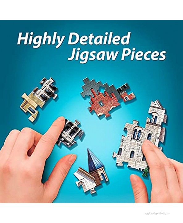 WREBBIT 3D Neuschwanstein Castle 3D Jigsaw Puzzle 890-Piece