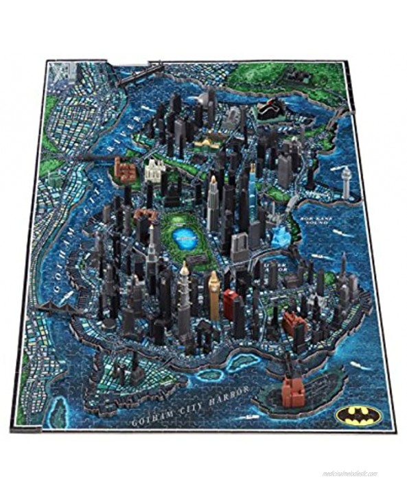 4D Cityscape Batman Gotham City 3D Time Puzzle 1000 Piece
