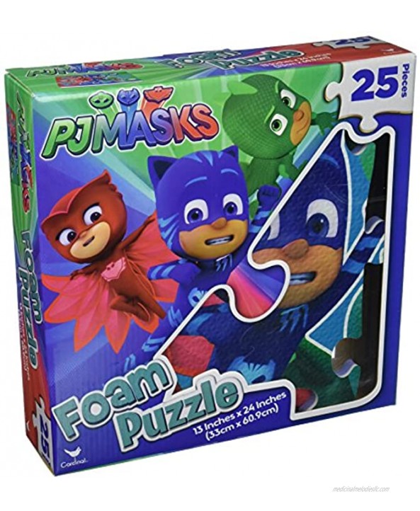 Cardinal PJ Masks Foam Puzzle Mat 25 Pieces Multi Medium