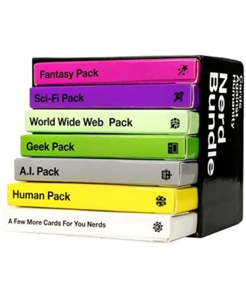 Cards Against Humanity: Nerd Bundle • 6 Themed Packs + 10 All-New Cards