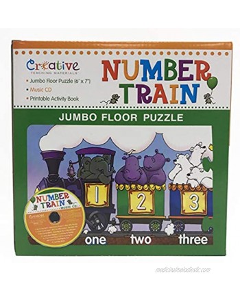 Creative Teaching Materials CTM1024 Numbers Jumbo Floor Puzzle with CD