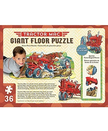 MasterPieces Floor 36 Puzzle Puzzles Collection Tractor Mac 36 Piece Jigsaw Puzzle 24" x 36"