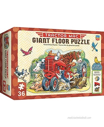 MasterPieces Floor 36 Puzzle Puzzles Collection Tractor Mac 36 Piece Jigsaw Puzzle 24" x 36"