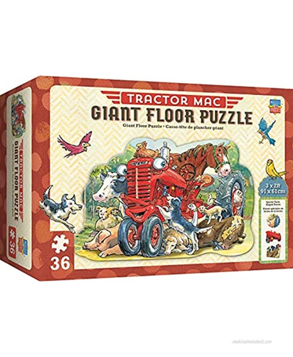MasterPieces Floor 36 Puzzle Puzzles Collection Tractor Mac 36 Piece Jigsaw Puzzle 24 x 36