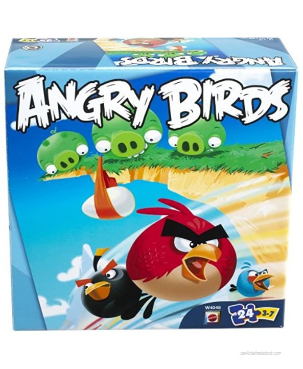 Mattel Angry Birds 24 Piece Puzzle Scene 1 Pigs on Cliff