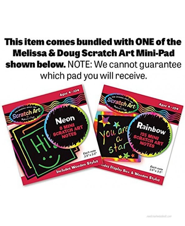 Melissa & Doug Beneath The Waves: 48-Piece Floor Puzzle + Free Scratch Art Mini-Pad Bundle [44936]