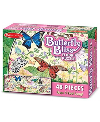 Melissa & Doug Butterfly Bliss Jumbo Jigsaw Floor Puzzle 48 pcs over 4 feet long