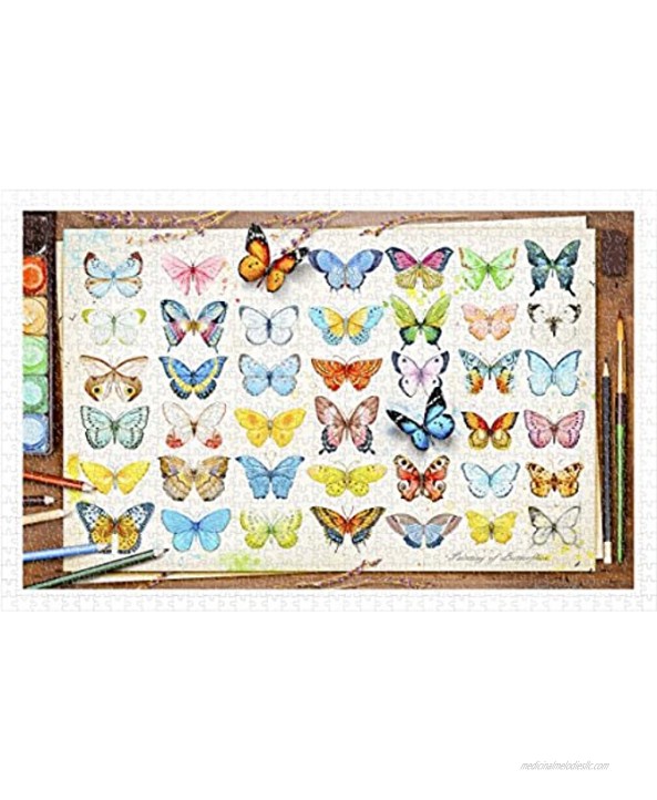 Pintoo H2027 Beautiful Butterflies 1000 Piece Plastic Puzzle
