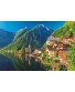PROW 1000 Piece Austria Lake Hallstatt Town Colorful Wooden for Adult Puzzle Home Decoration Photo Frame Children Floor Puzzle for Boy Girl Friends Finished Size 30 x 20 Inch