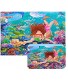 PROW Bright Color HD Wooden Jigsaw Puzzles 200 Piece Underwater World Educational Toys with Iron Storage Box Kids Traveling Games for Boys and Girls Gift