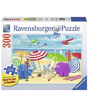 Ravensburger 13590 Meet me at The Beach 300 Piece Large Pieces Jigsaw Puzzle for Adults Every Piece is Unique Softclick Technology Means Pieces Fit Together Perfectly
