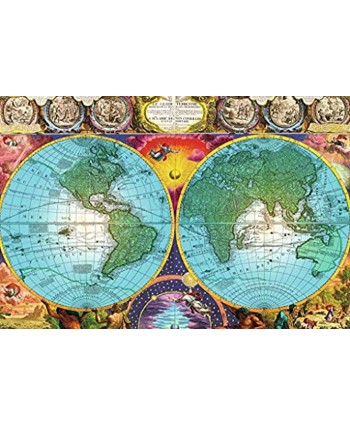 Ravensburger Antique Map Puzzle 3000 Piece Jigsaw Puzzle for Adults – Softclick Technology Means Pieces Fit Together Perfectly