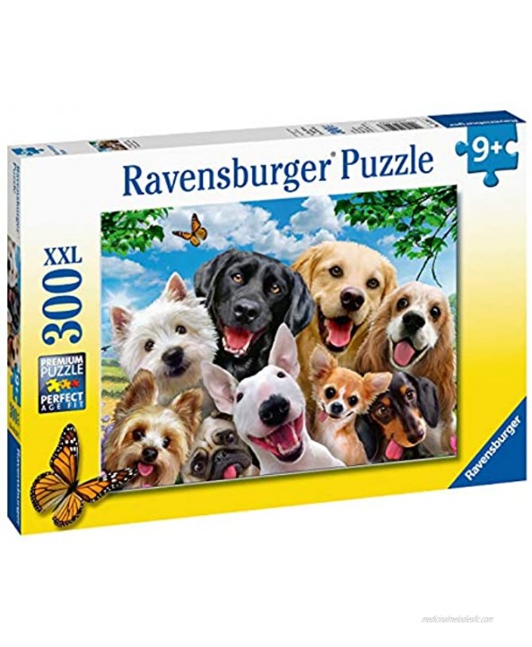 Ravensburger Delighted Dogs 300 Piece Jigsaw Puzzle for Kids – Every Piece is Unique Pieces Fit Together Perfectly