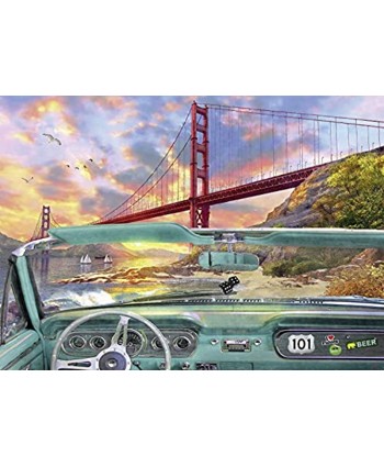 Ravensburger Golden Gate 1000 Piece Jigsaw Puzzle for Adults – Every Piece is Unique Softclick Technology Means Pieces Fit Together Perfectly