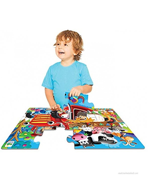 The Learning Journey My First Big Floor Puzzle Farm Friends 12 Piece Toddler Puzzle 2 X 1.5' Educational Gifts for Boys & Girls Ages 2 & Up Multi
