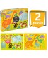 VASTAR Kids Puzzles for Kids Ages 4-8 2 in 1 Kids Floor Jigsaw Puzzles 20 and 30 Pieces Early Educational Preschool Toddler Large Puzzles 2 Puzzles