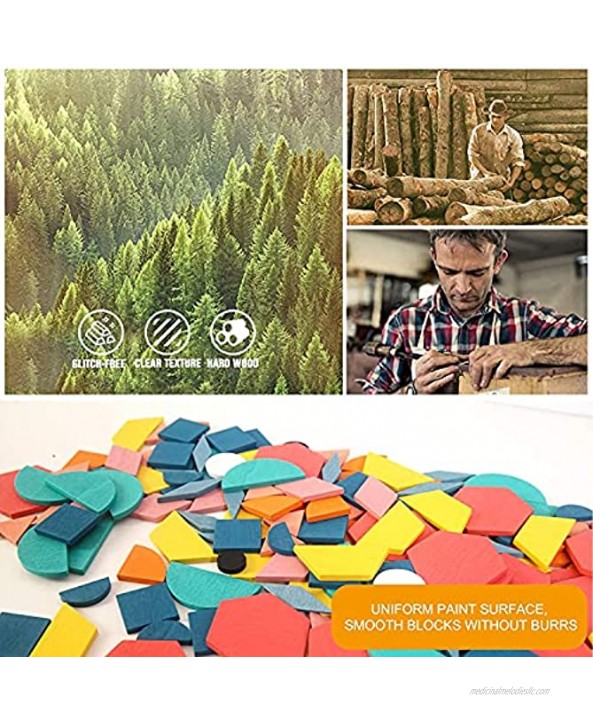 180 PCS Wooden Peg Puzzles for Toddlers Animals Vehicles and Geometric Shape Puzzles for Kids Early Childhood Education Wooden Puzzle Learning Toys Gift for Girls and Boys with Storage Bag
