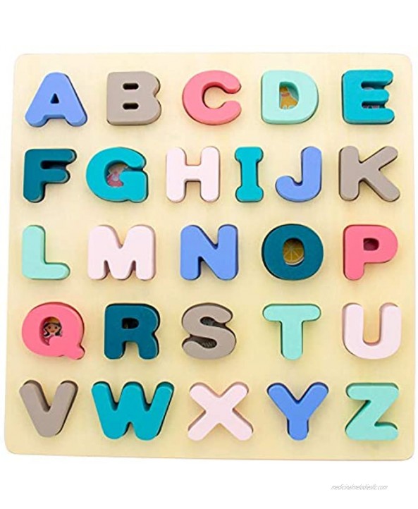 Alphabet Puzzle Premium ABC Wooden Peg Puzzle Extra Large