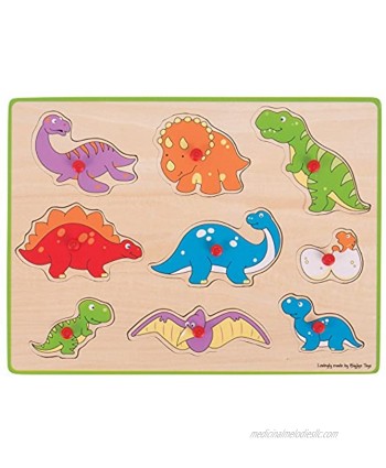 Bigjigs Toys Lift Out Puzzle Dinosaurs