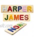 Personalized Name Puzzles for Toddlers Kids Wooden Up to 12 Letters Custom Early Learning Toys for Baby Boy & Baby Girl Educational Wooden Toys One Year Old Birthday Gifts Toddler Puzzles