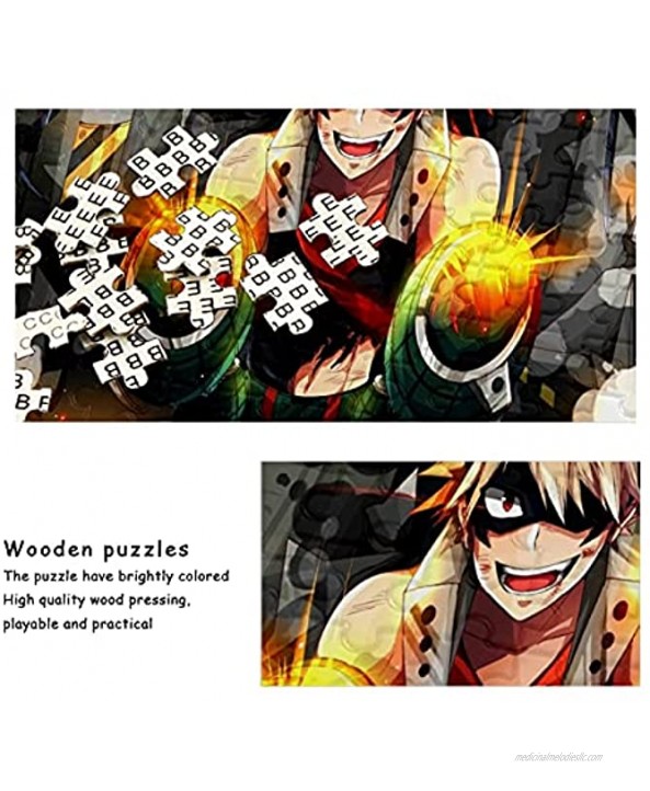 500 Piece Jigsaw Puzzle for Adults and Families My Hero Academia Katsuki Bakugo Jigsaw Puzzle Educational Games Puzzle