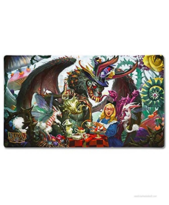 Arcane Tinmen Dragon Shield Playmat Limited Edition Easter Dragon 2021 Gamemat 24 Wide 14 Tall for Trading Card Game Smooth Cloth Surface Rubber Base